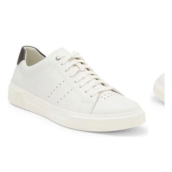 Vince Brady Sneaker Men’s White Leather $225 8 41 - Picture 1 of 10
